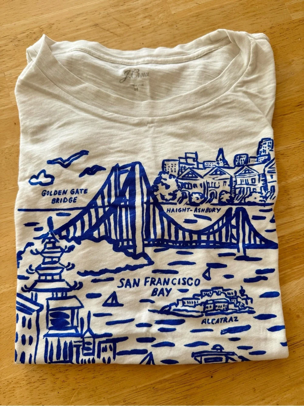 J Crew San Francisco Tee